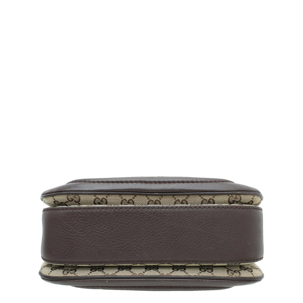 Gucci Bicolor New Bamboo Top Handle Medium Bag