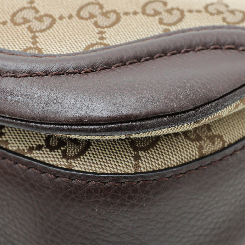 Gucci Bicolor New Bamboo Top Handle Medium Bag