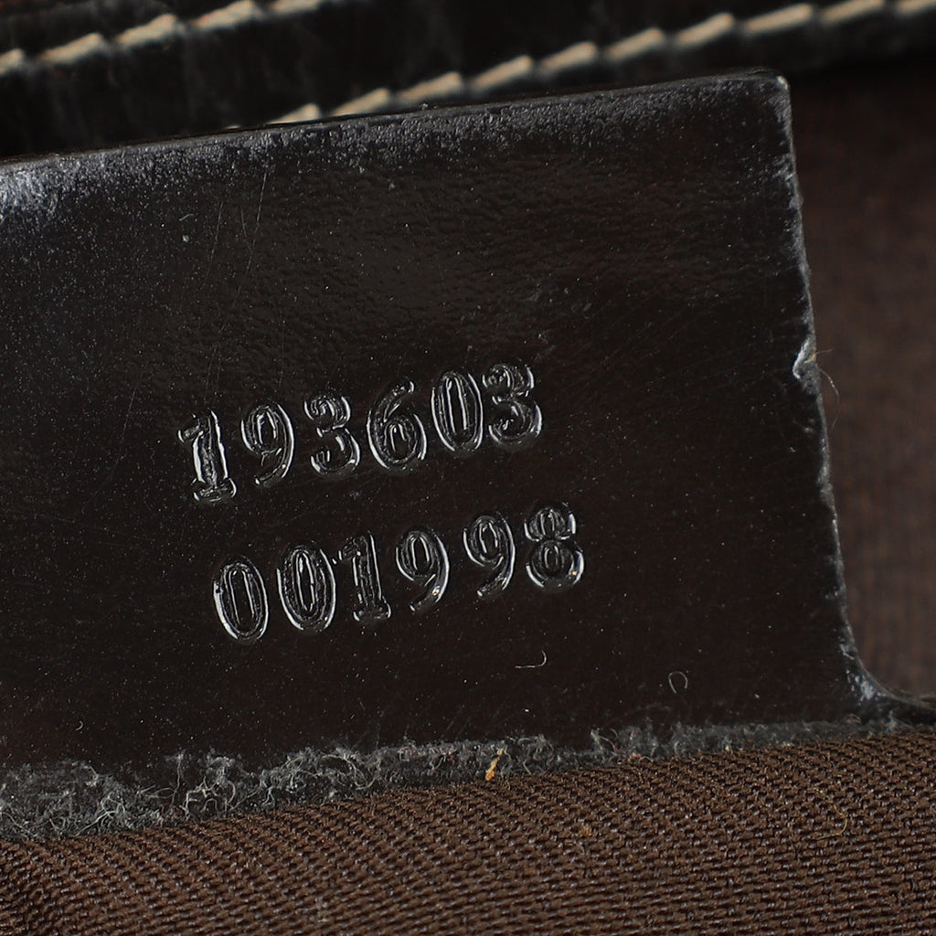 Gucci Bicolor GG Supreme Joy Medium Boston Bag