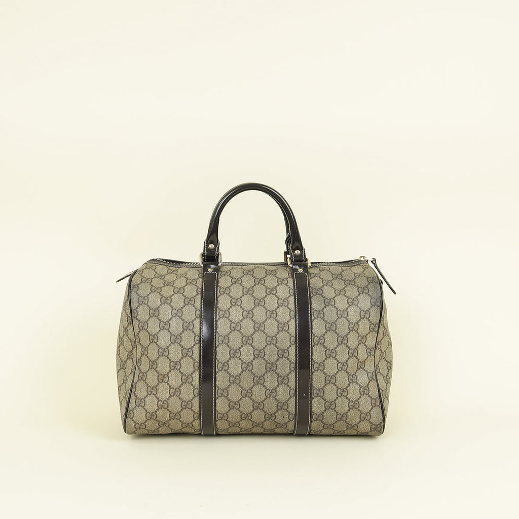Gucci Bicolor GG Supreme Joy Medium Boston Bag