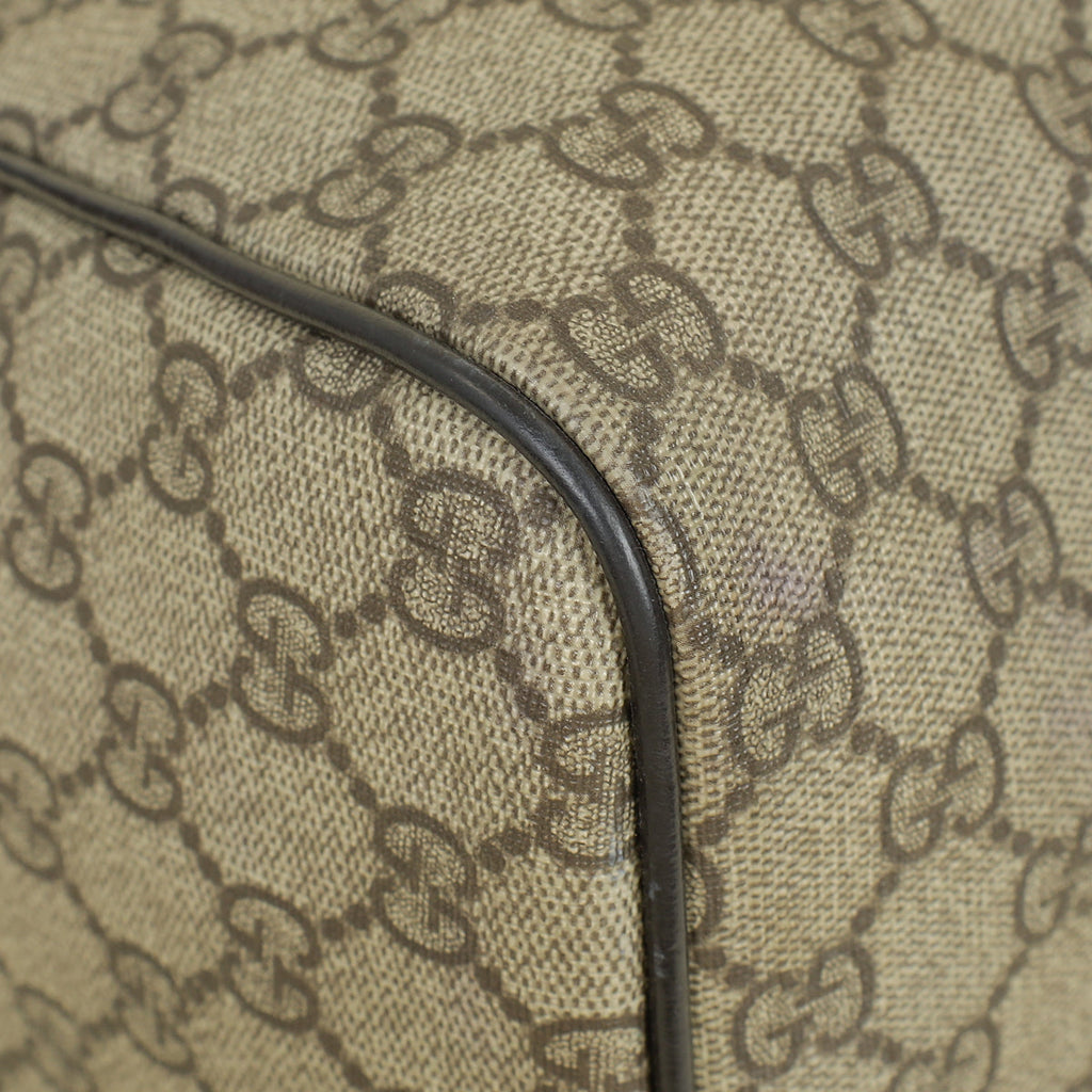 Gucci Bicolor GG Supreme Joy Medium Boston Bag