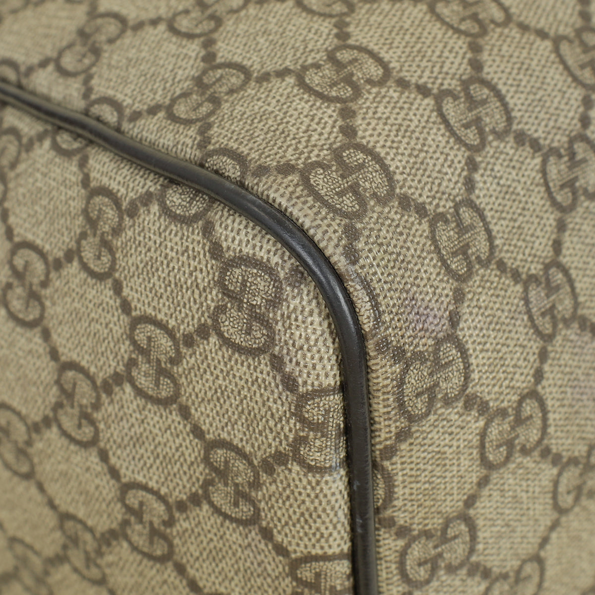 Gucci Bicolor GG Supreme Joy Medium Boston Bag