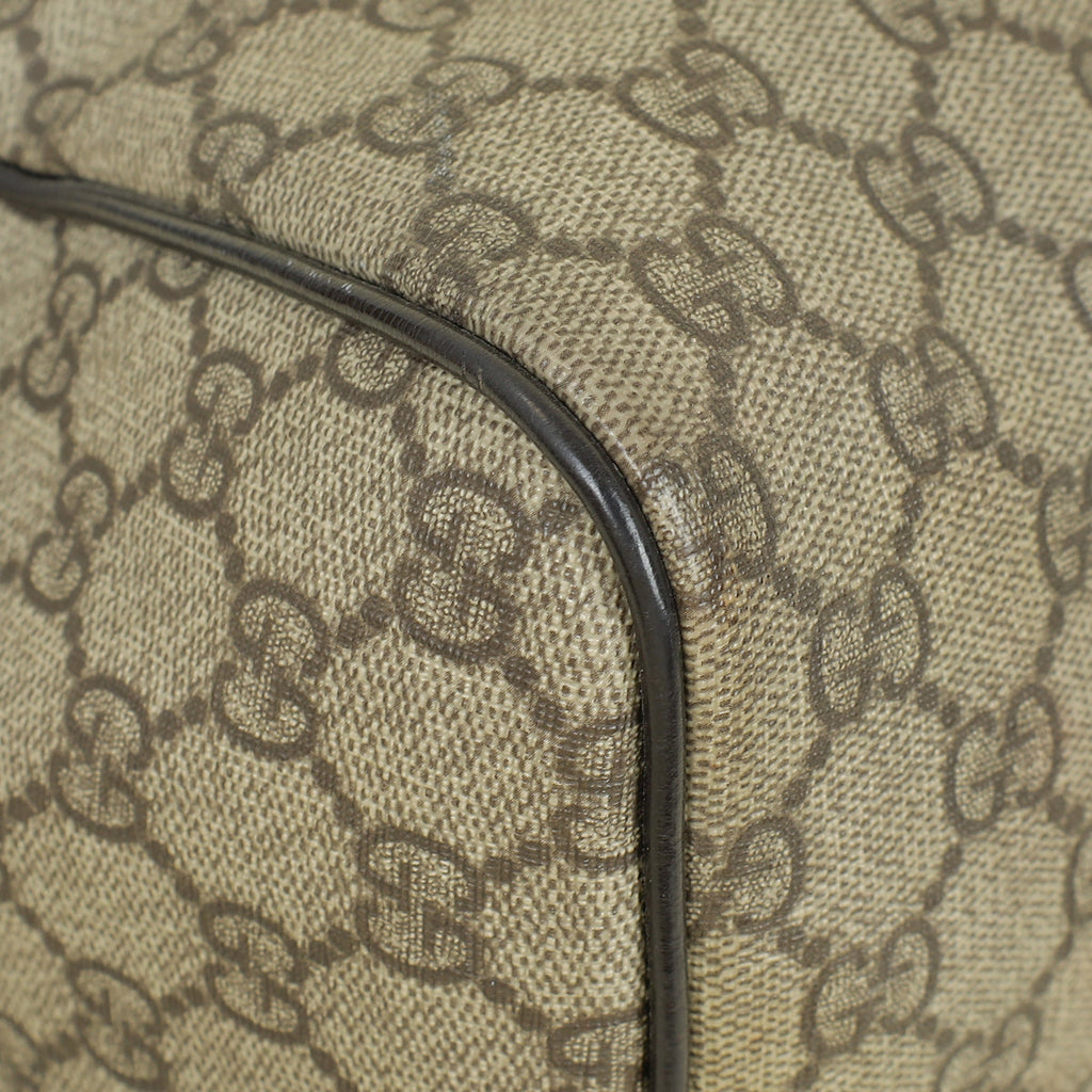Gucci Bicolor GG Supreme Joy Medium Boston Bag