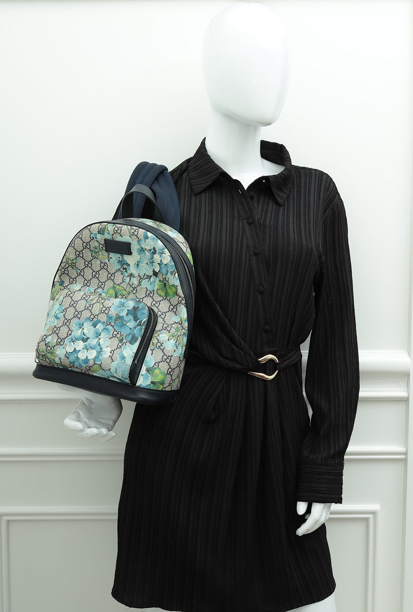 Gucci Multicolor GG Supreme Blooms Small Day Backpack Bag
