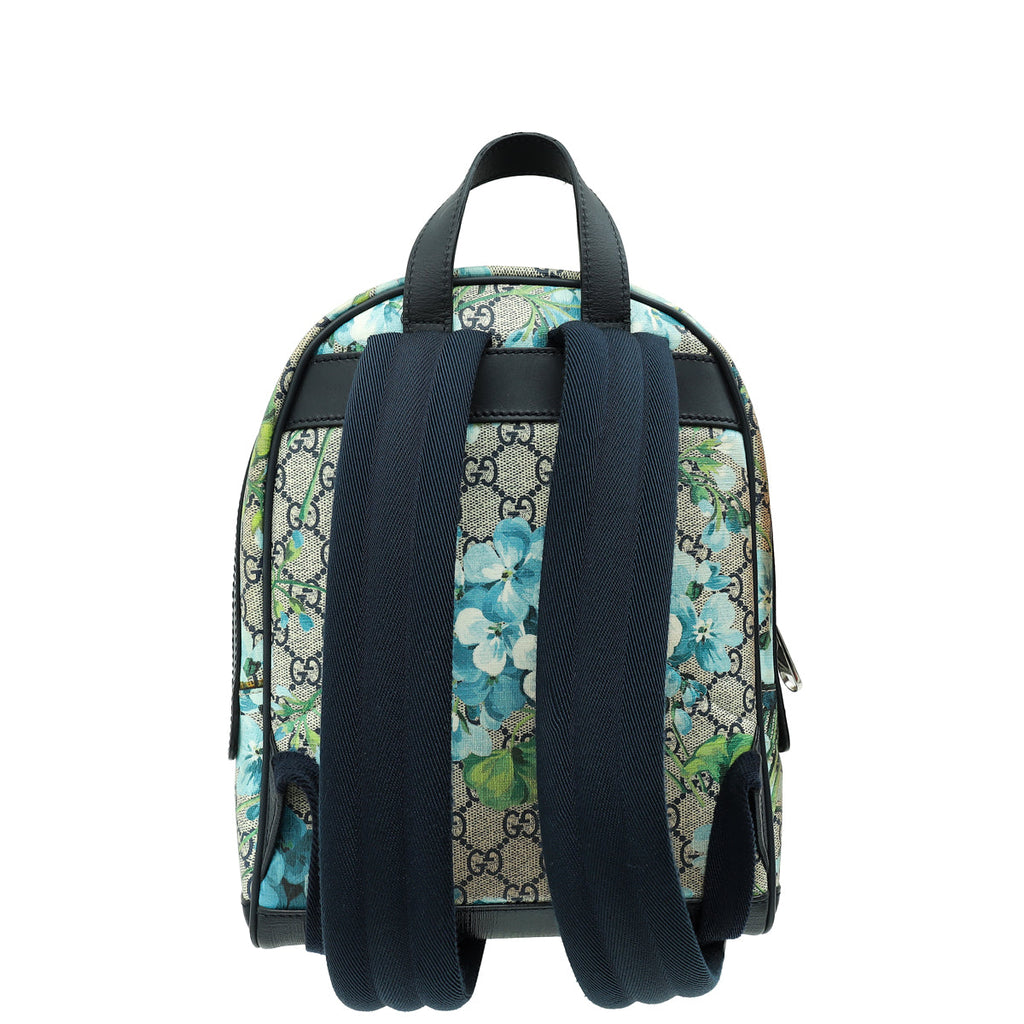 Gucci Multicolor GG Supreme Blooms Small Day Backpack Bag