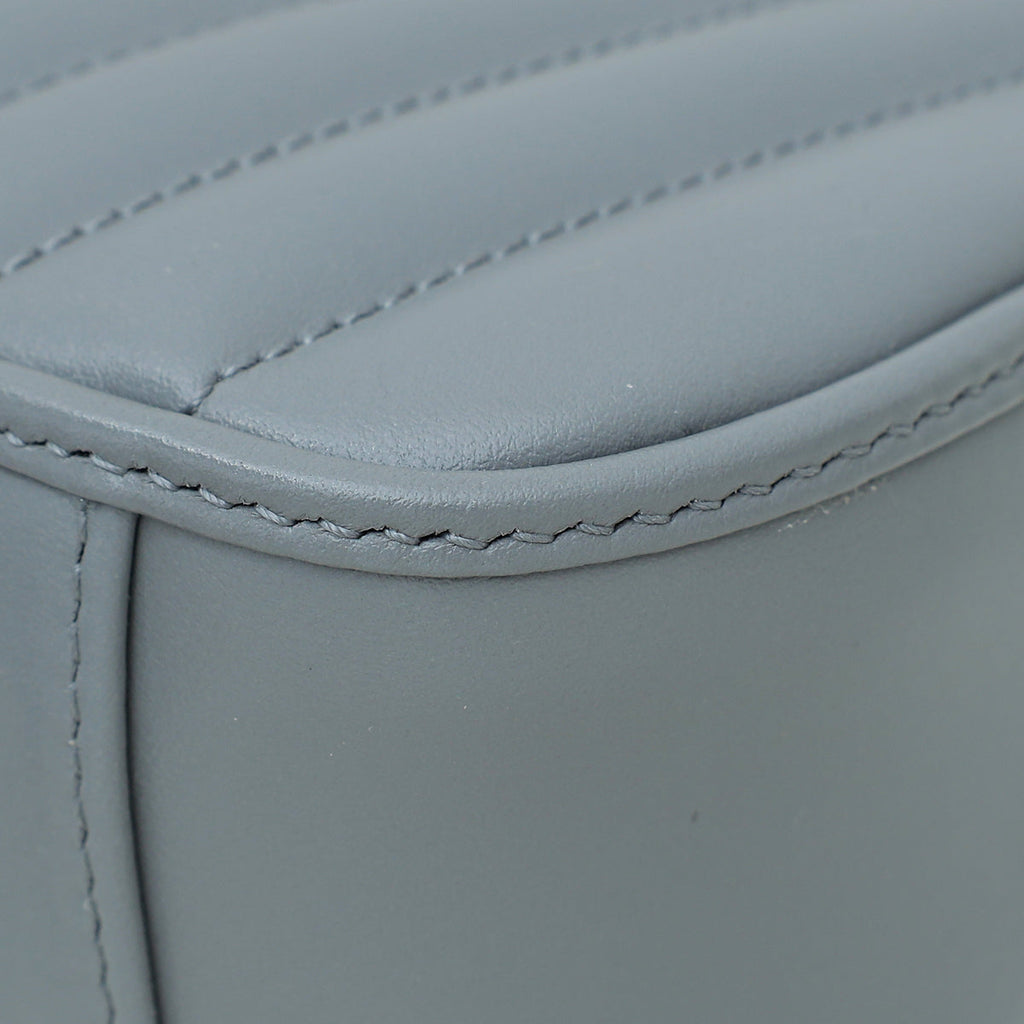Gucci Grey GG Marmont Mini Top Handle Bag