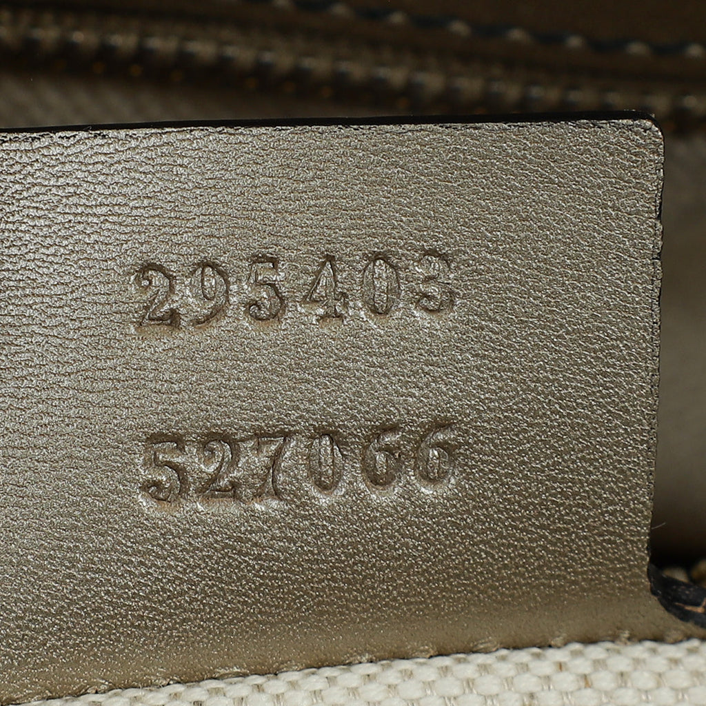 Gucci Champagne Guccissima Large Emily Chain Shoulder Bag