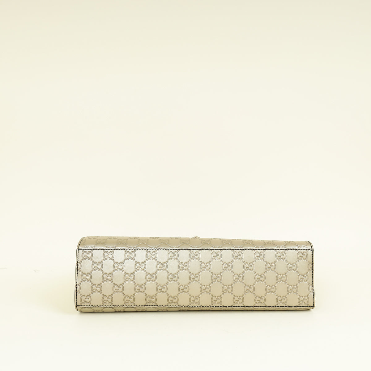 Gucci Champagne Guccissima Large Emily Chain Shoulder Bag