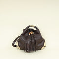Gucci Chocolate Brown Guccissima Indy Hobo Bag