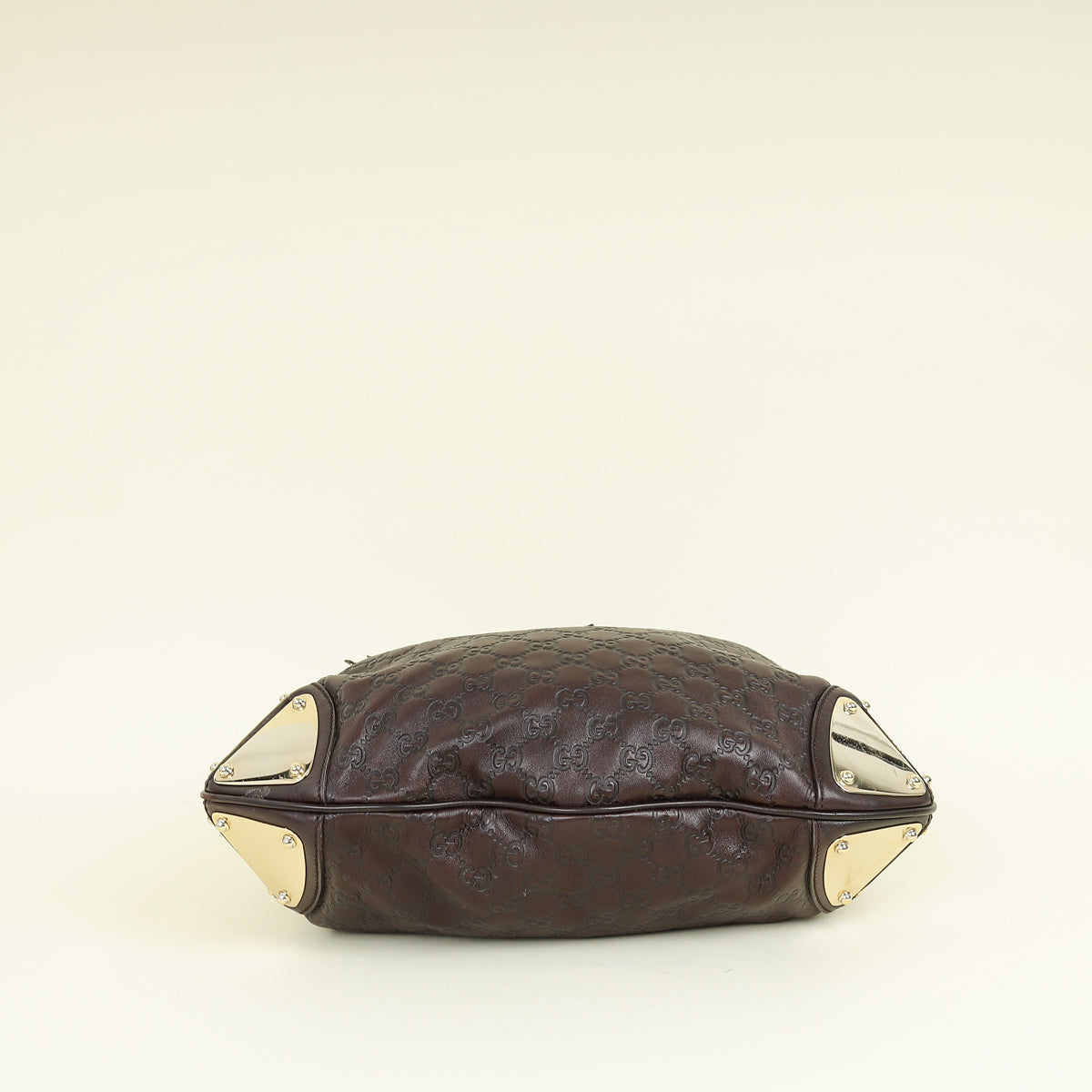 Gucci Chocolate Brown Guccissima Indy Hobo Bag