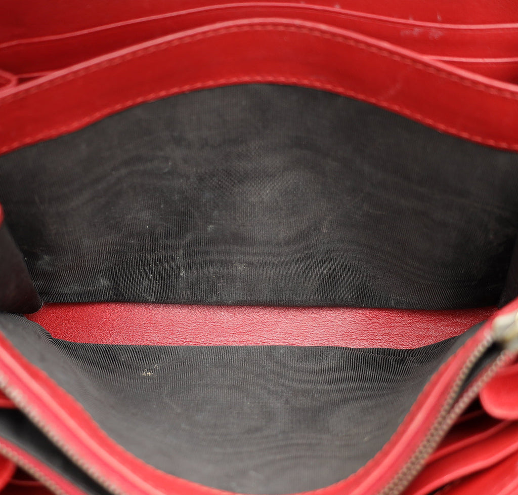 Gucci Red GG Marmont Super Mini Bag