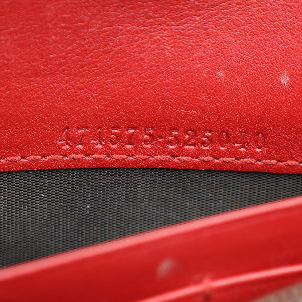Gucci Red GG Marmont Super Mini Bag