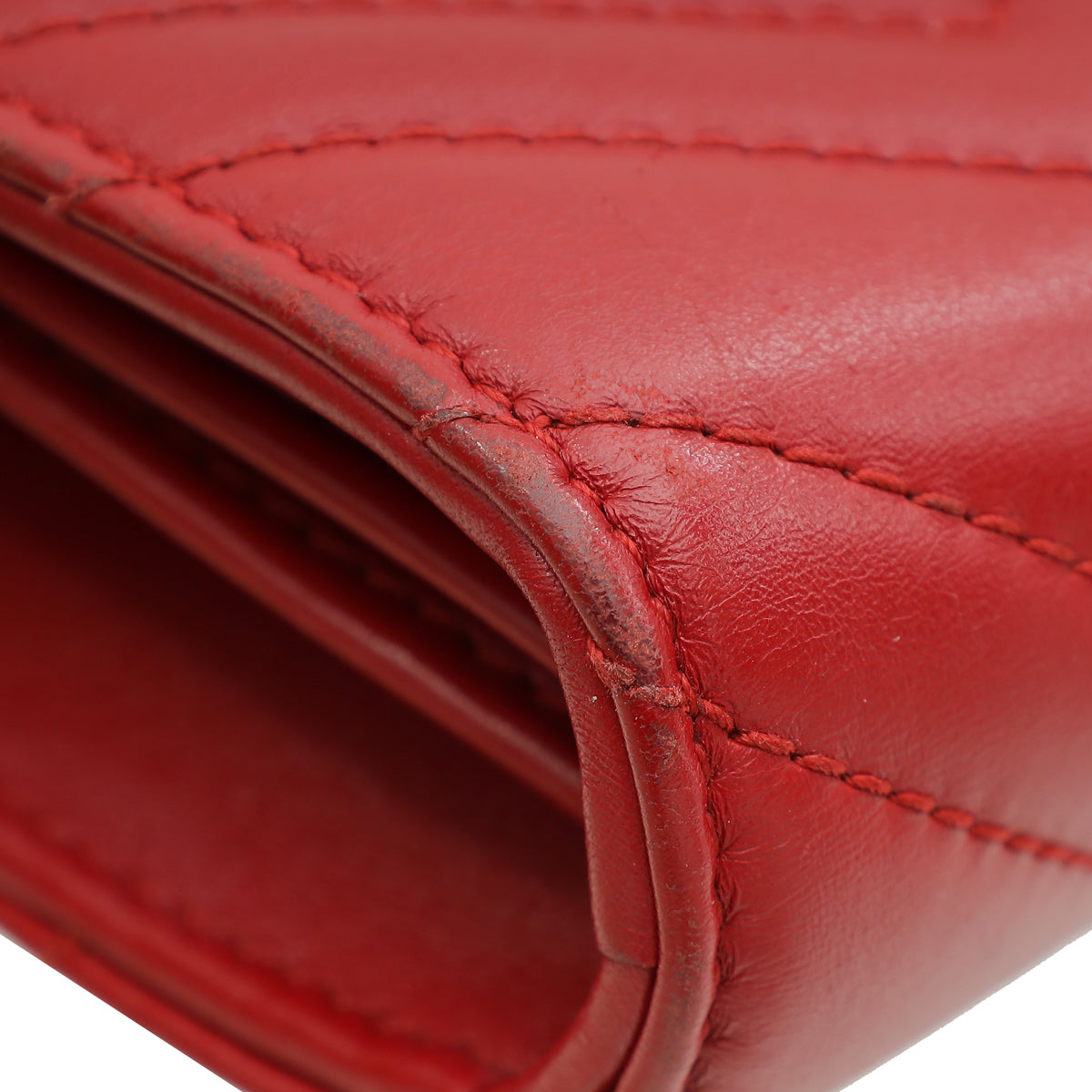 Gucci Red GG Marmont Super Mini Bag
