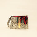 Gucci Bicolor Python Sylvie Small Shoulder Bag