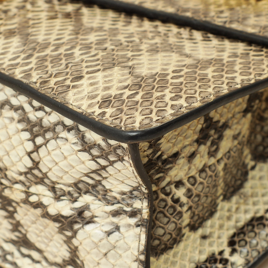 Gucci Bicolor Python Sylvie Small Shoulder Bag