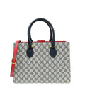 Gucci Bicolor GG Supreme Convertible Top Handle Bag