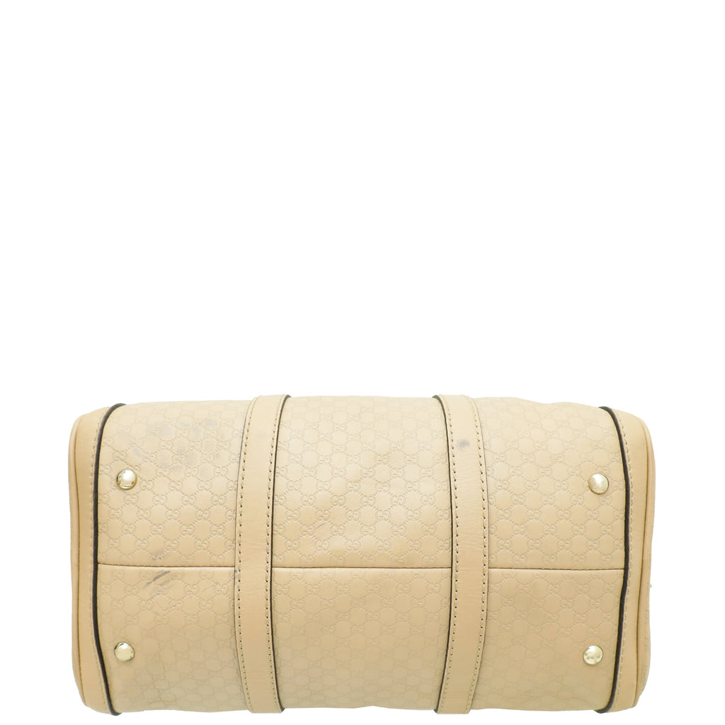 Gucci Beige Microguccissima Joy Boston Bag