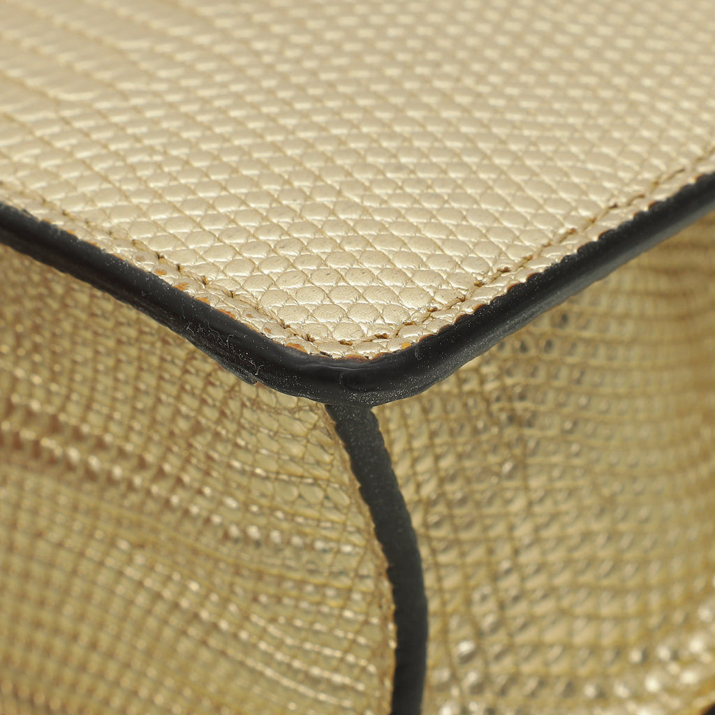 Gucci Gold Lizard Dionysus Small Shoulder Bag