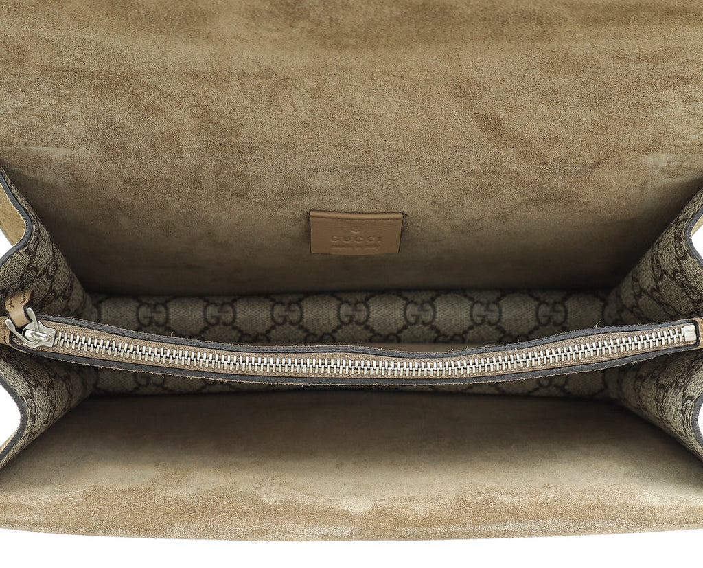 Gucci Ebony GG Supreme Dionysus Small Shoulder Bag