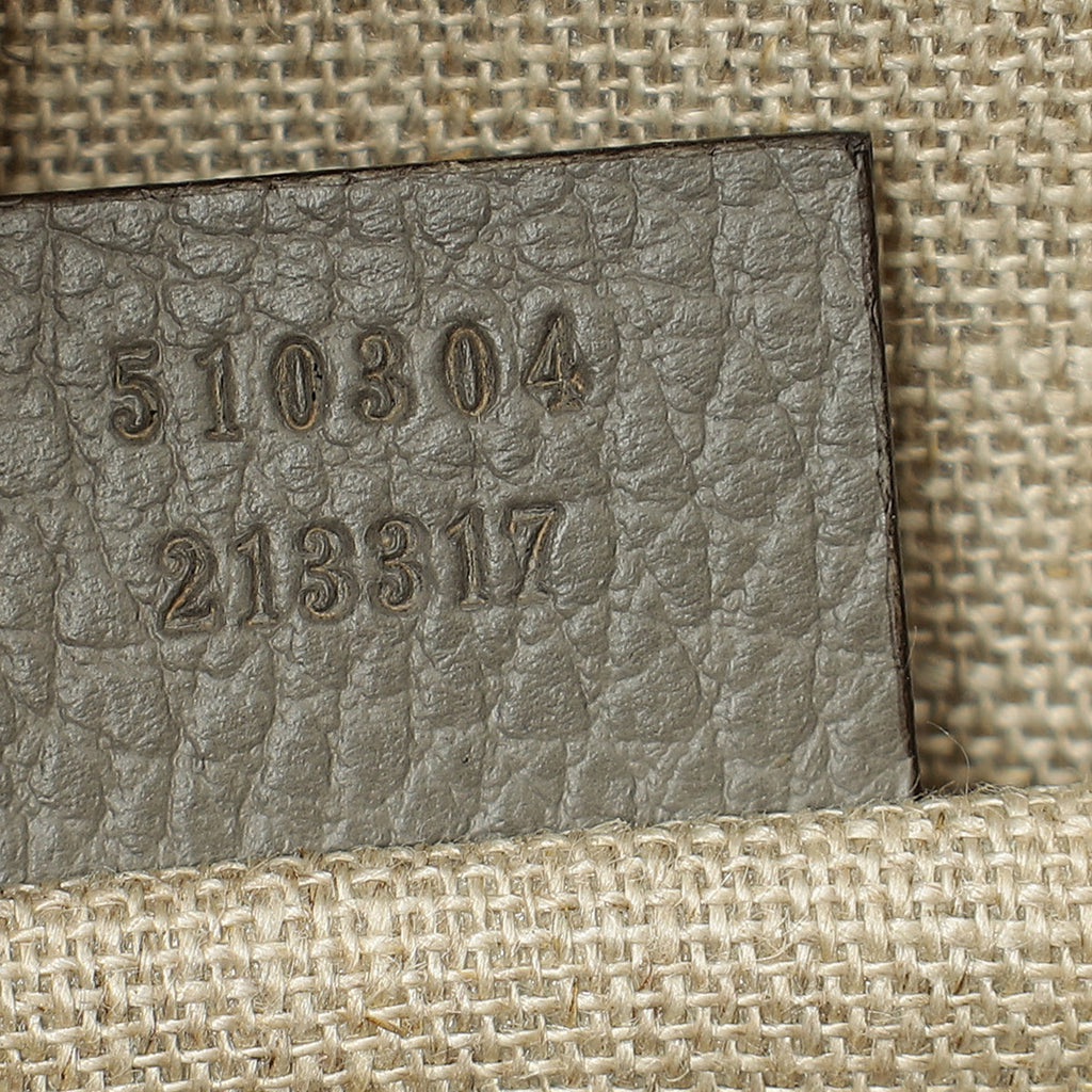 Gucci Grey Interlocking G Small Shoulder Bag