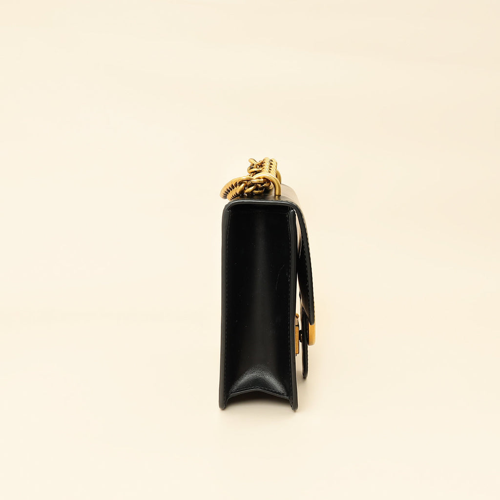 Gucci Black GG Marmont Small Shoulder Bag