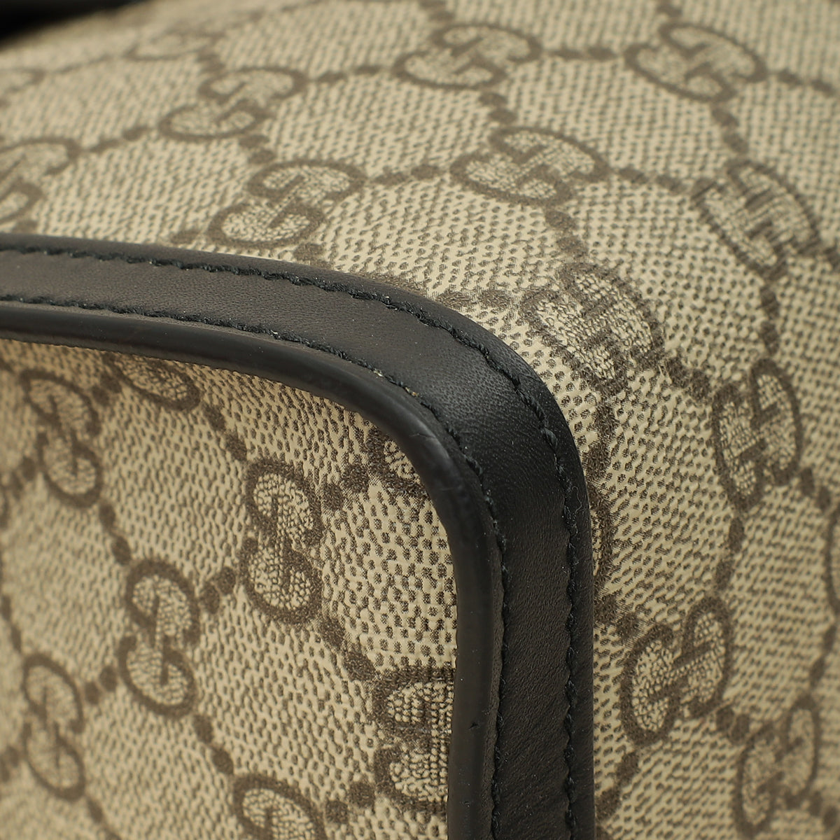 Gucci Bicolor GG Supreme Padlock Tote Small Bag
