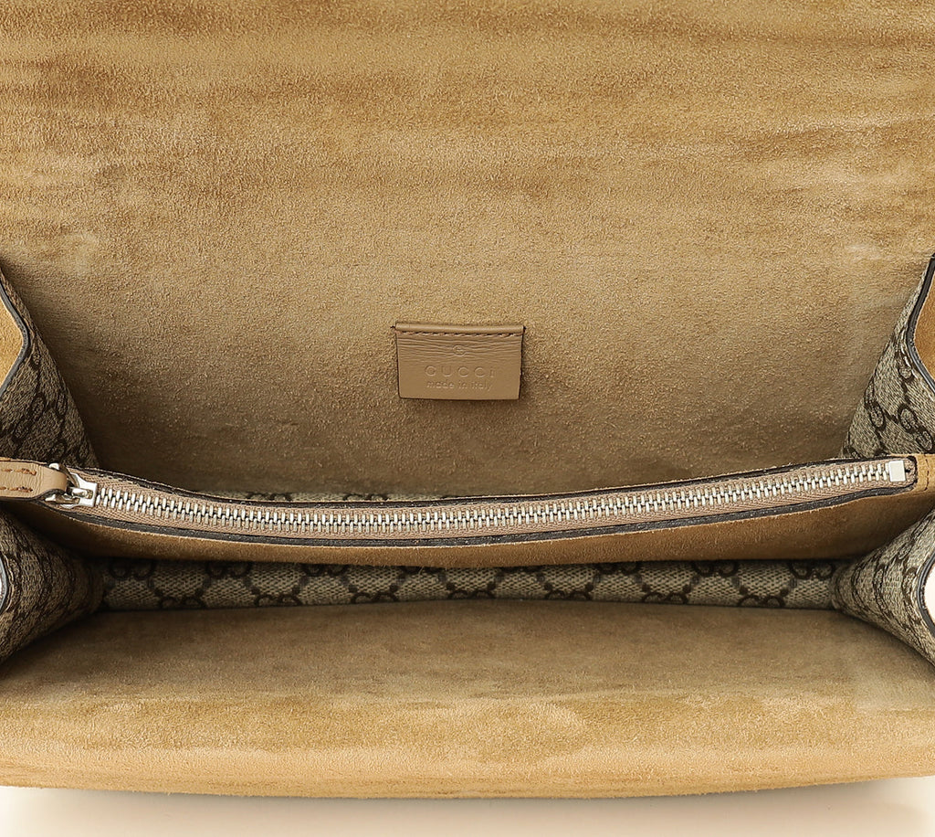 Gucci Ebony GG Supreme Dionysus Small Shoulder Bag