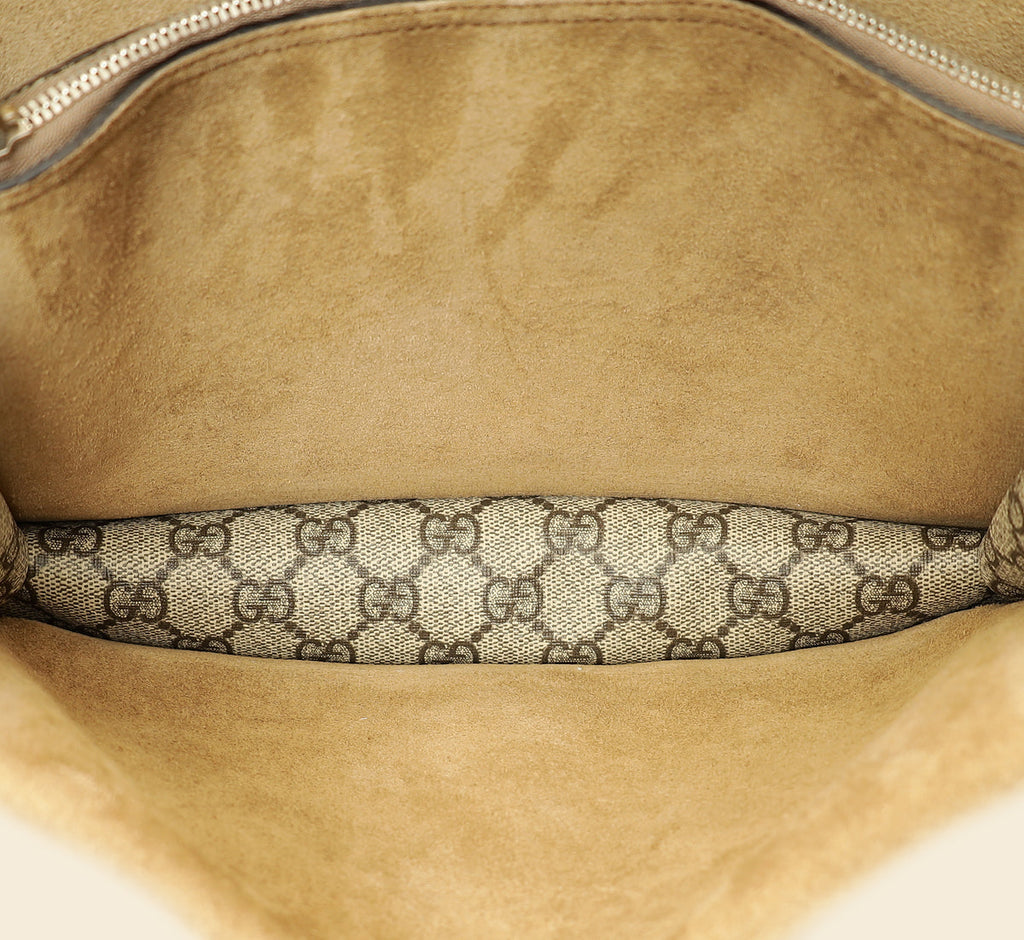 Gucci Ebony GG Supreme Dionysus Small Shoulder Bag