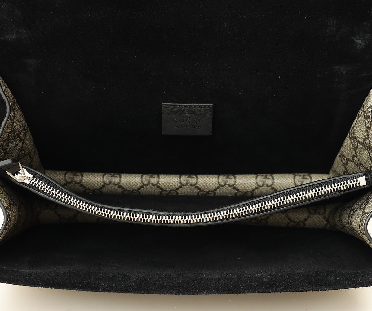 Gucci Bicolor GG Supreme Dionysus Flap Bag