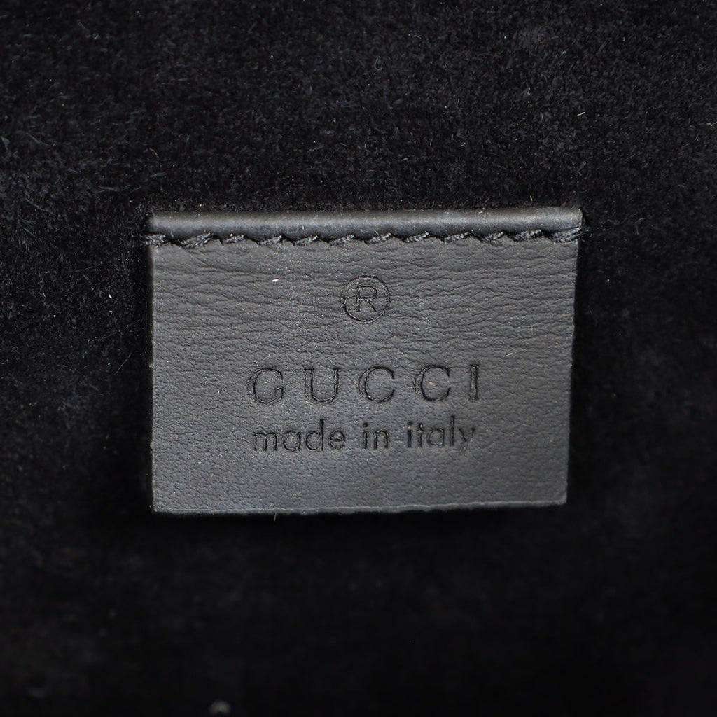 Gucci Bicolor GG Supreme Crystal Dionysus Small Shoulder Bag
