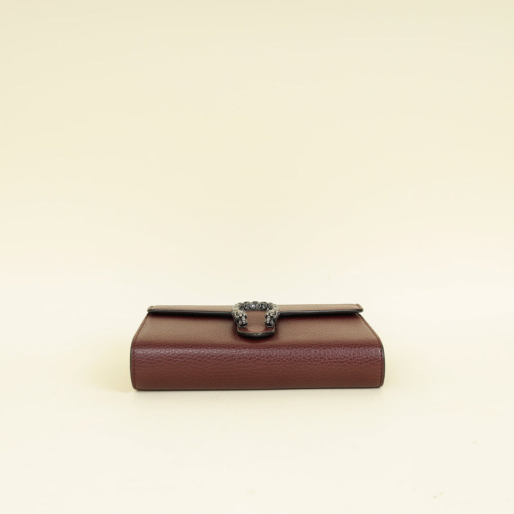 Gucci Burgundy Dionysus Mini Chain Bag