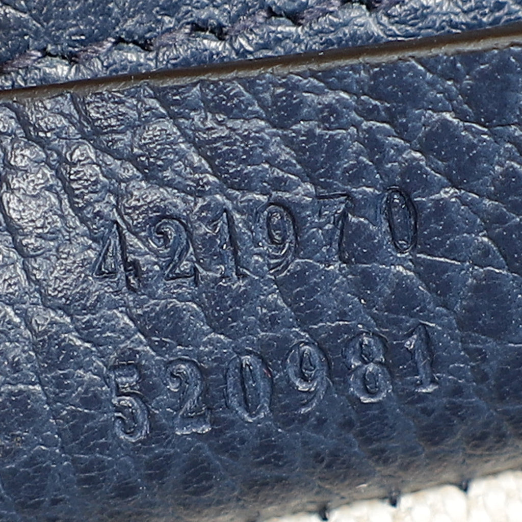 Gucci Blue Crystal Dionysus Small Chain Bag