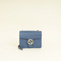 Gucci Navy Blue Interlocking G Small Shoulder Bag