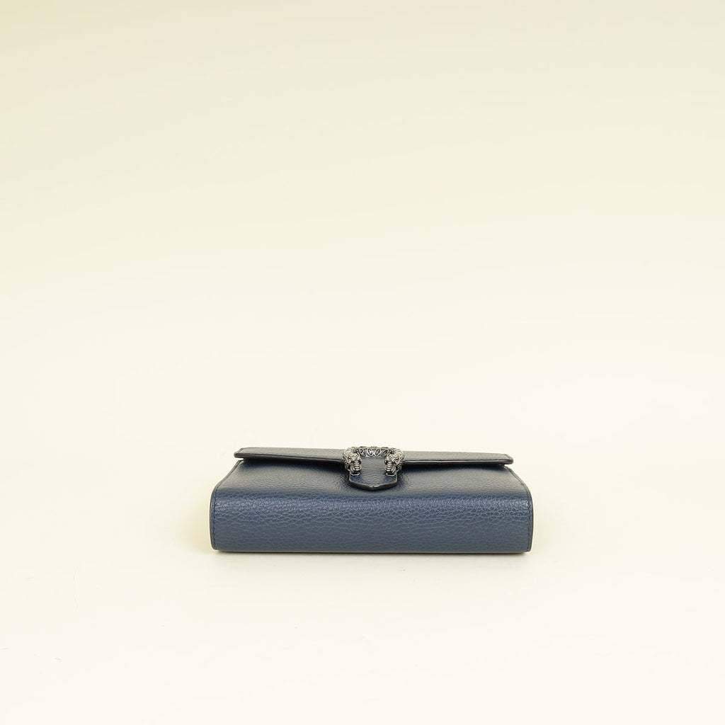 Gucci Navy Blue Dionysus Mini Chain Bag