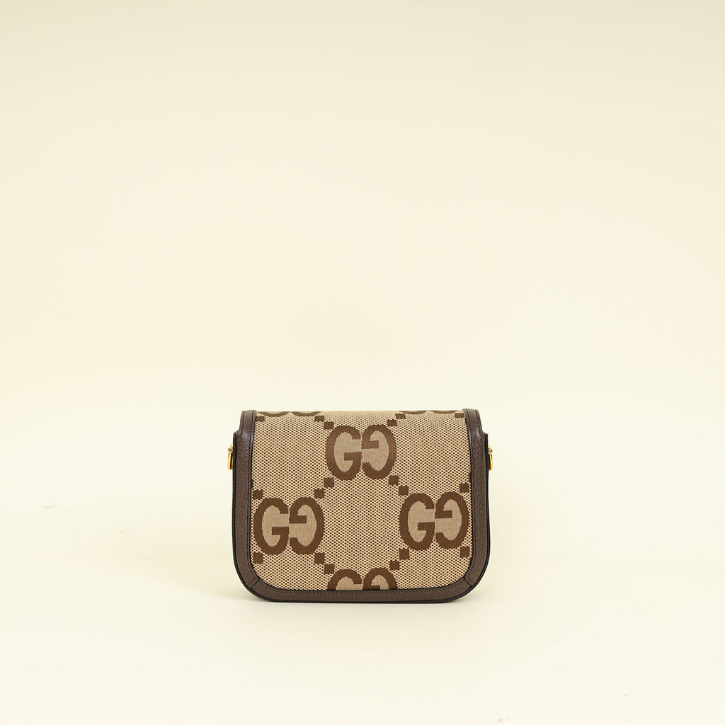 Gucci Bicolor GG Horsebit 1955 Mini Shoulder Bag