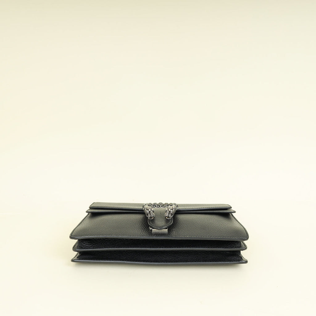 Gucci Black Dionysus Crystal Flap Small Shoulder Bag