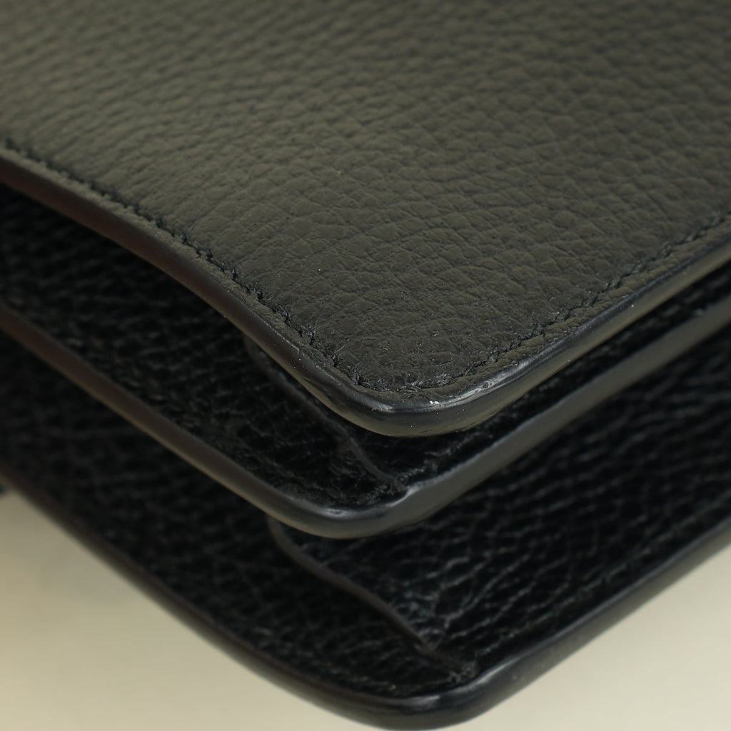 Gucci Black Dionysus Crystal Flap Small Shoulder Bag