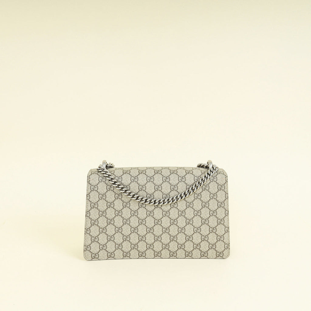 Gucci Bicolor GG Supreme Dionysus Flap Small Shoulder Bag