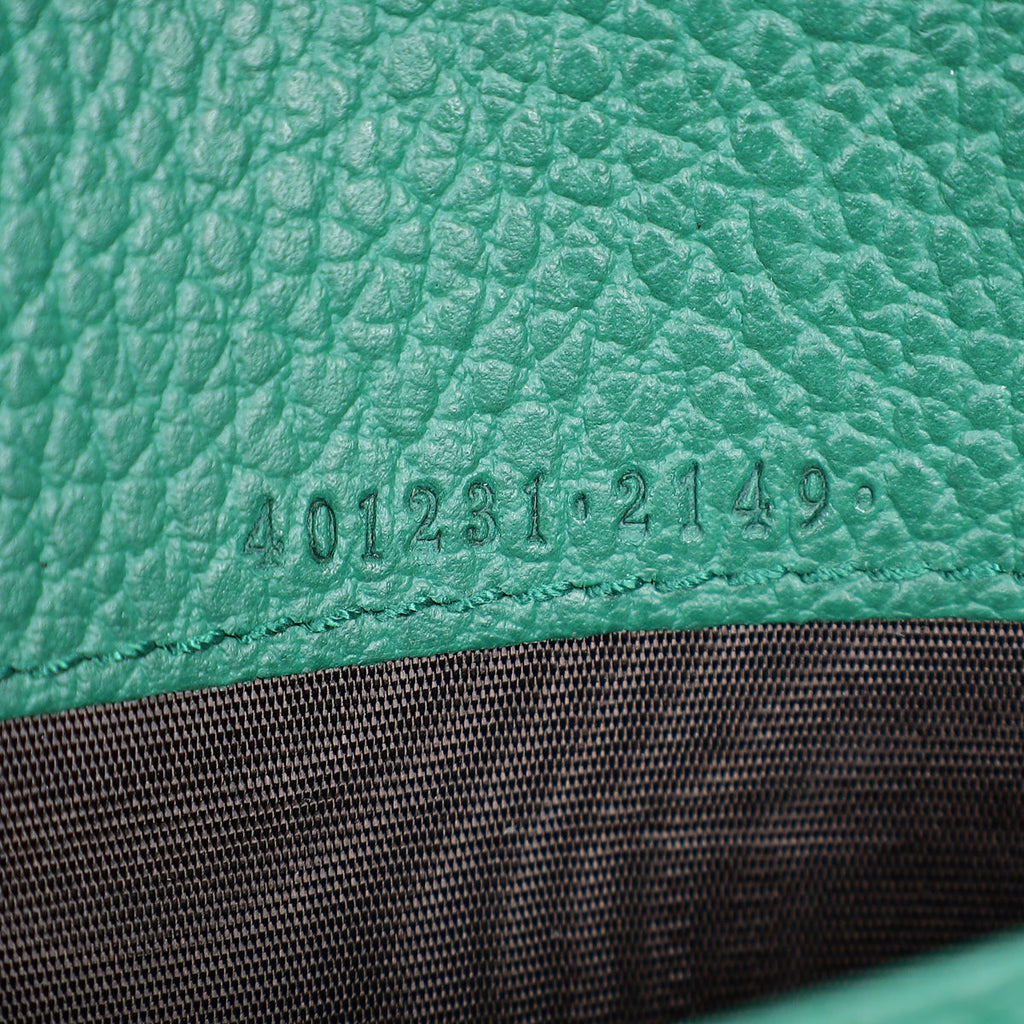 Gucci Green Crystal Dionysus Mini Chain Bag