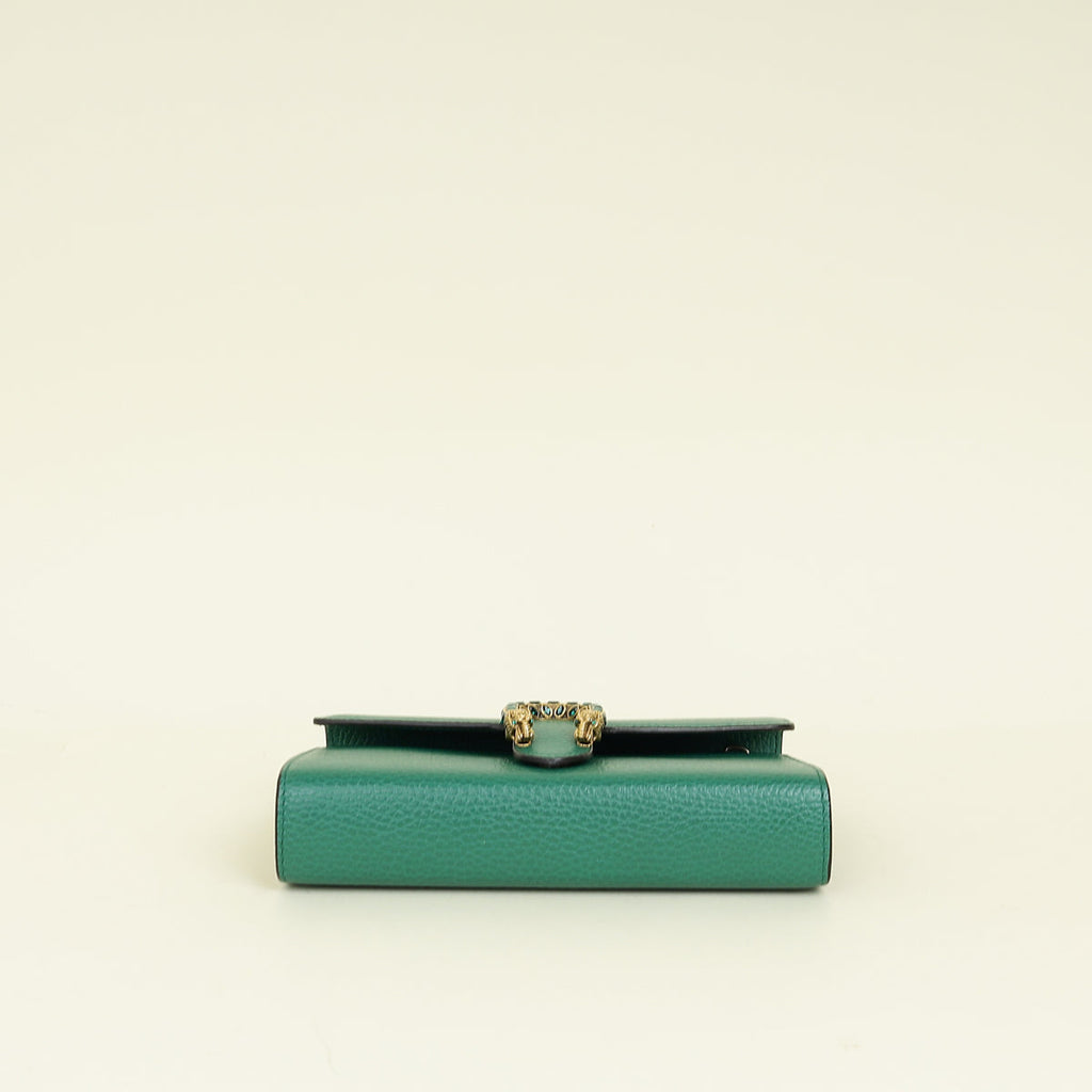 Gucci Green Crystal Dionysus Mini Chain Bag