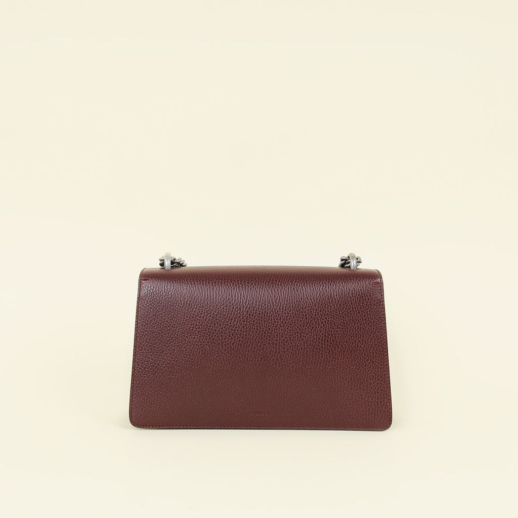 Gucci Burgundy Dionysus Crystal Shoulder Bag