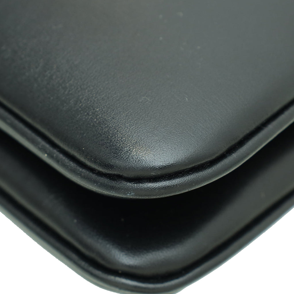 Gucci Black Vitello Palmellato Lux Arli Large Top Handle Bag