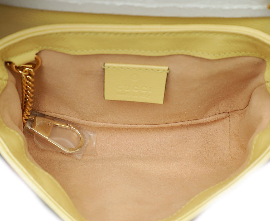 Gucci Bicolor GG Marmont Diagonal Striped Super Mini Bag