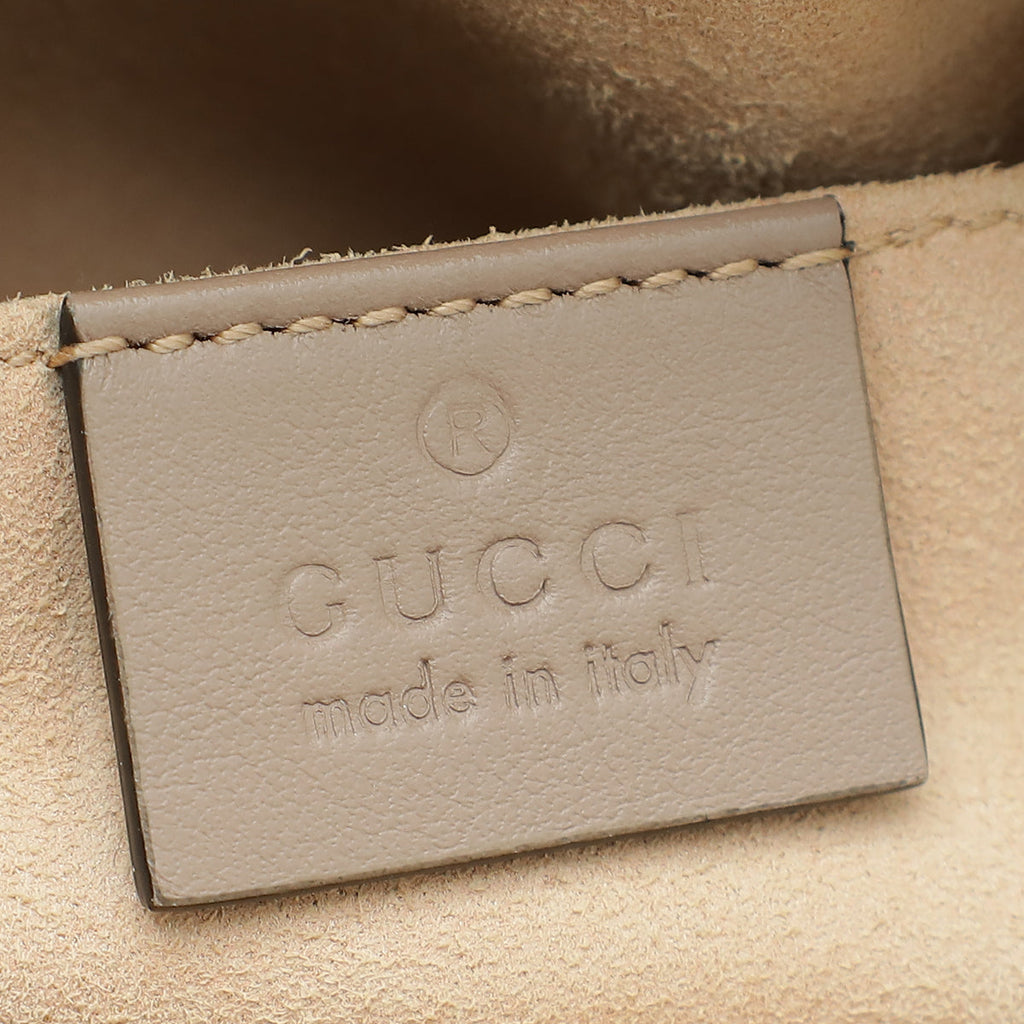 Gucci Dusty Pink GG Marmont Matelassé Mini Camera Bag
