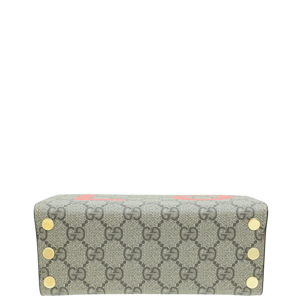 Gucci Bicolor GG Supreme Valentine's Day Mini Bag