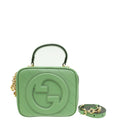 Gucci Green GG Blondie Top Handle Bag