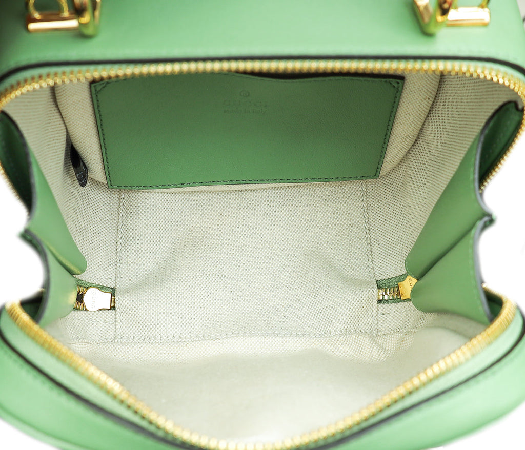 Gucci Green GG Blondie Top Handle Bag