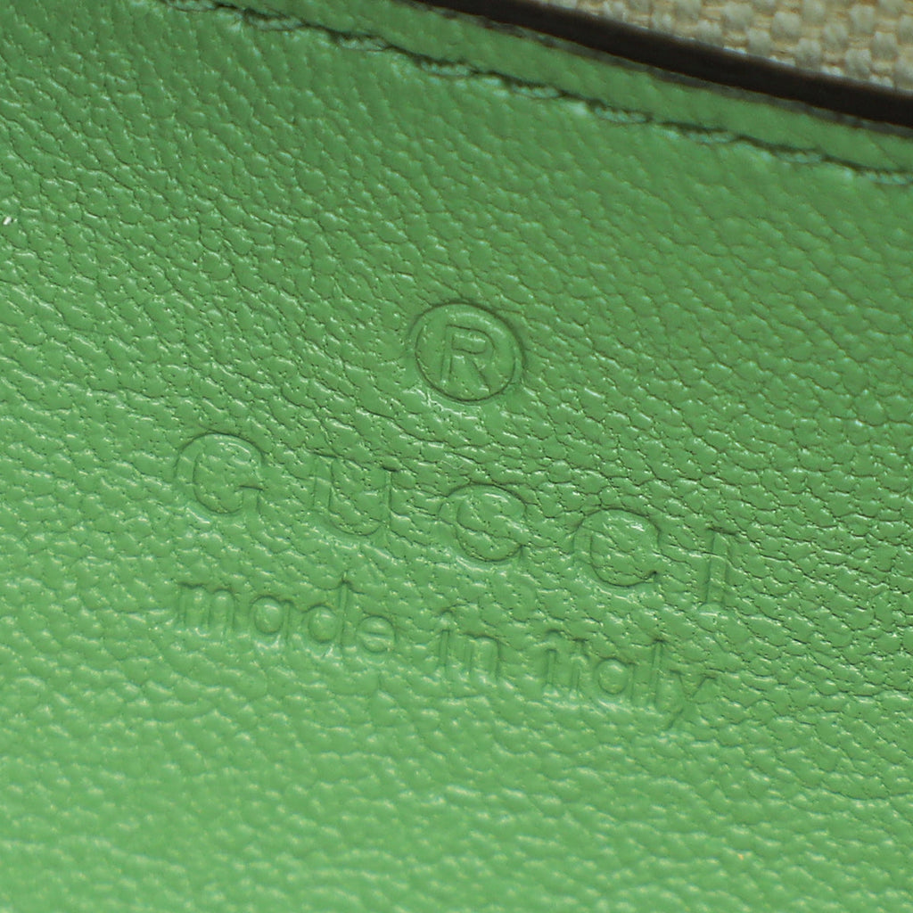 Gucci Green GG Blondie Top Handle Bag