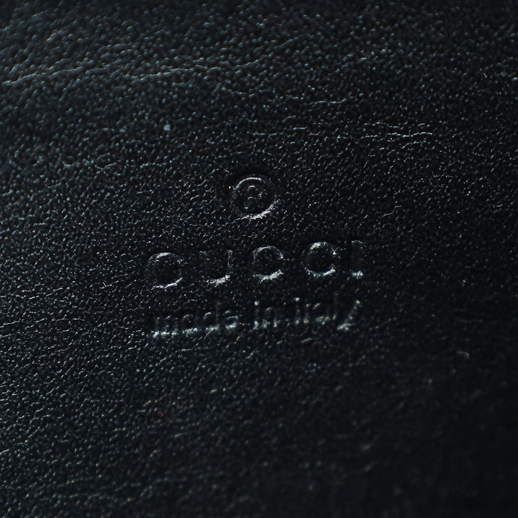 Gucci Black GG Marmont Wallet on Chain