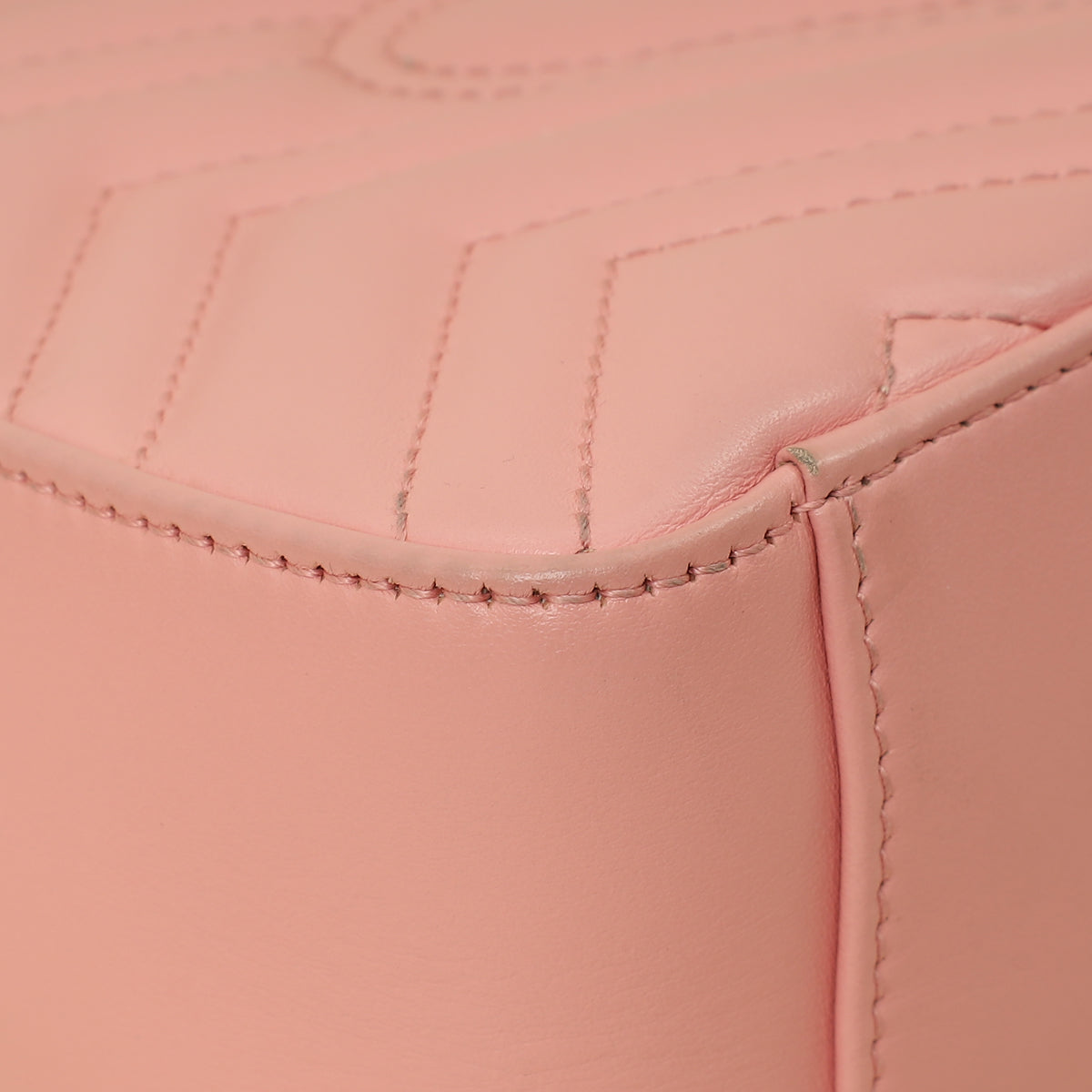Gucci Pink GG Marmont Top Handle Small Bag
